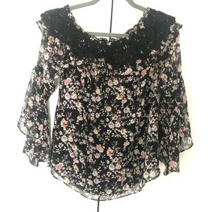 White House Black Market off-shoulder flowy top
